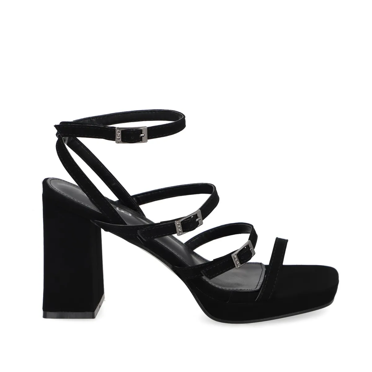 GOTTA - Sandalia Taco Negra Mujer 45901 Gotta