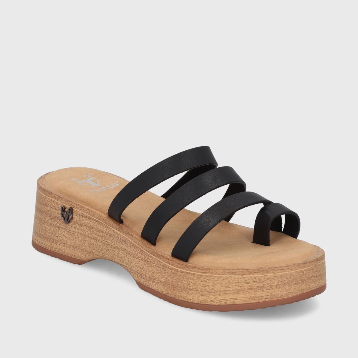 GOTTA - Sandalia Negra  Mujer 45891 Gotta