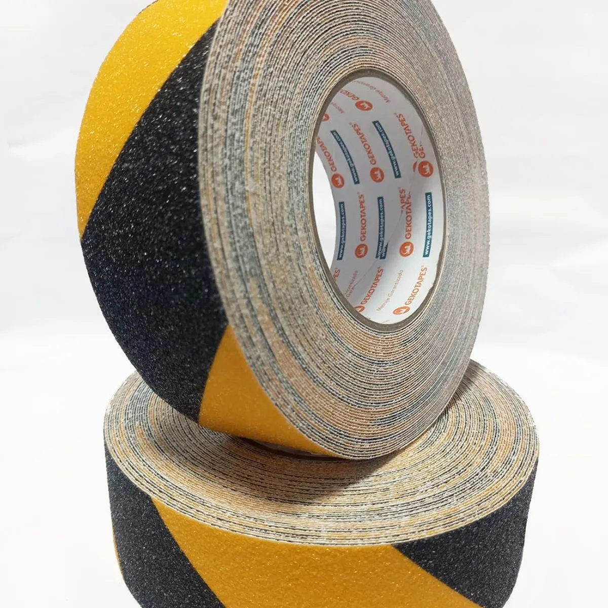 GEKO TAPES - Cinta Antideslizante o Antiderrapante Bicolor 50mm x 18mt.