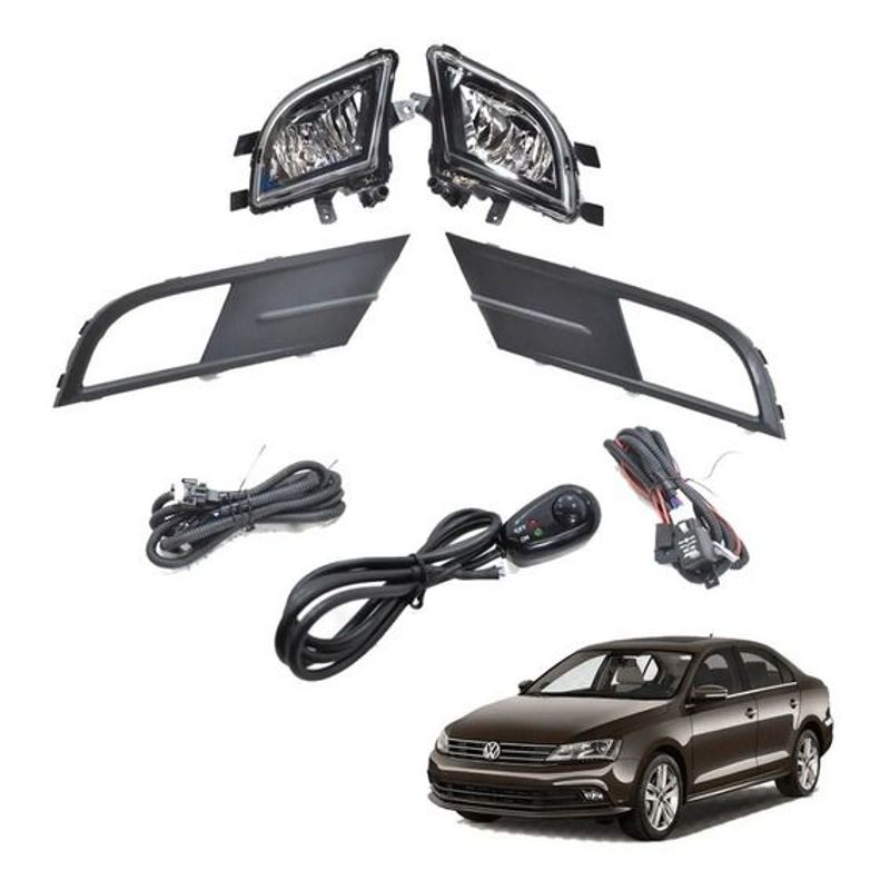 GENERICO - FAROS NEBLINEROS VOLKSWAGEN JETTA 2015 2016 2017 2018.