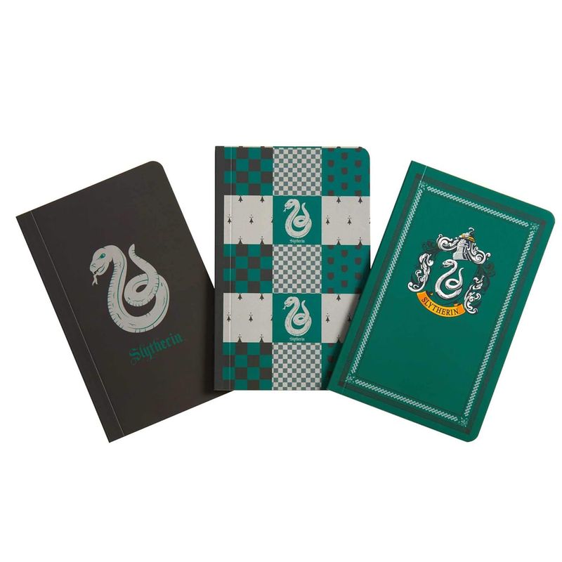 GENERICO - HARRY POTTER:SLYTHERIN POCKET NOTEBOOK COLLECTION SET OF 3