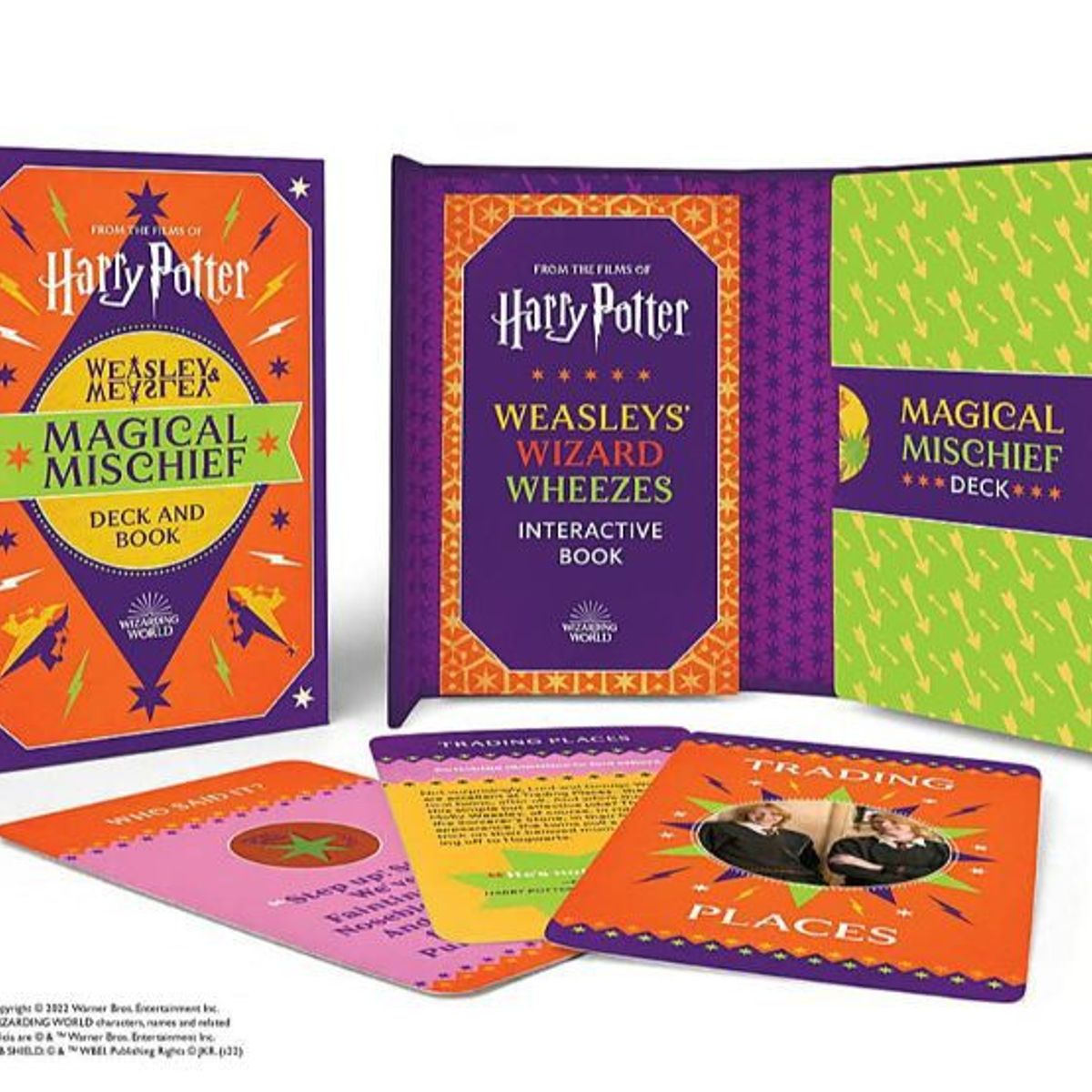 RUNNING PRESS - HARRY POTTER WEASLEY & WEASLEY MAGICAL MISCHIEF DECK AND BOOK