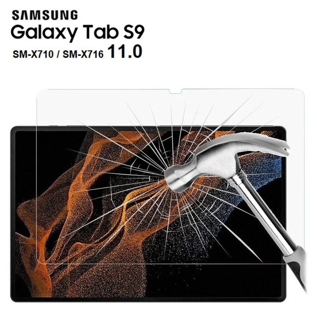 GENERICO - Mica de Vidrio Protector para Samsung Tab S9 11.0 SM-X710 SM-X716B