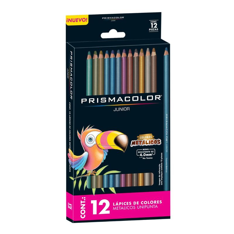 PRISMACOLOR - Colores Metálicos Prismacolor Junior X12