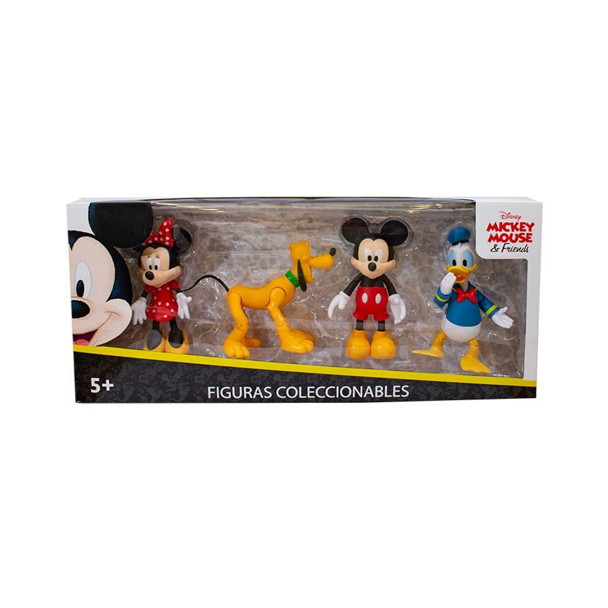 MICKEY MOUSE - SET FIGURAS ARTICULABLES Y DE JEBE MICKEY MOUSE  Y AMIGOS
