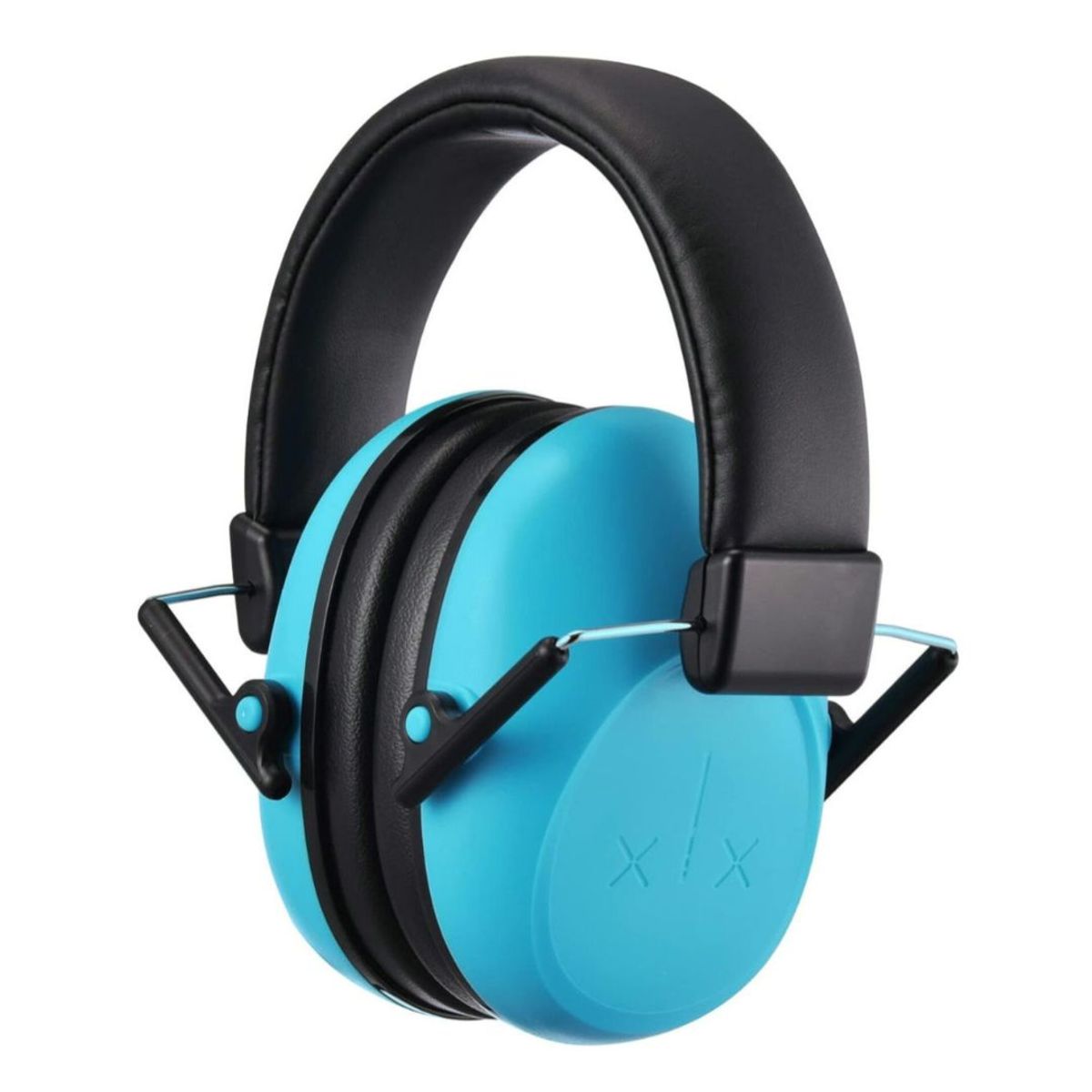 GENERICO - Audífonos Antiruido Orejeras para Niños 3-15 años Reducción de Ruido 28dB Celeste Negro - ONH