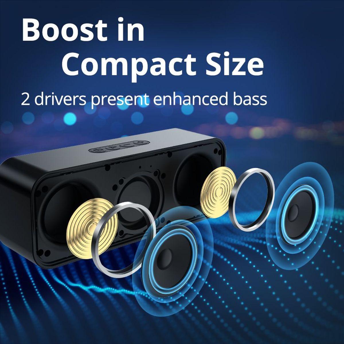 TRONSMART - Parlante Bluetooth Tronsmart T2 Mini 2023 - Negro