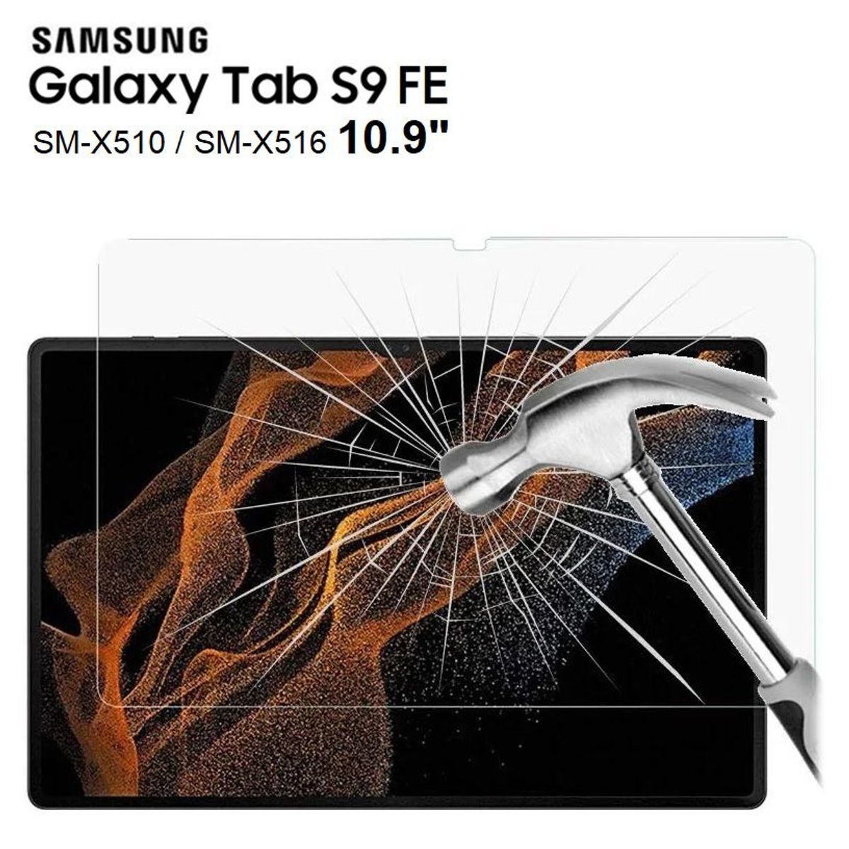 GENERICO - Mica de Vidrio Protector para Samsung Tab S9 FE 10.9 SM-X510 SM-X516B