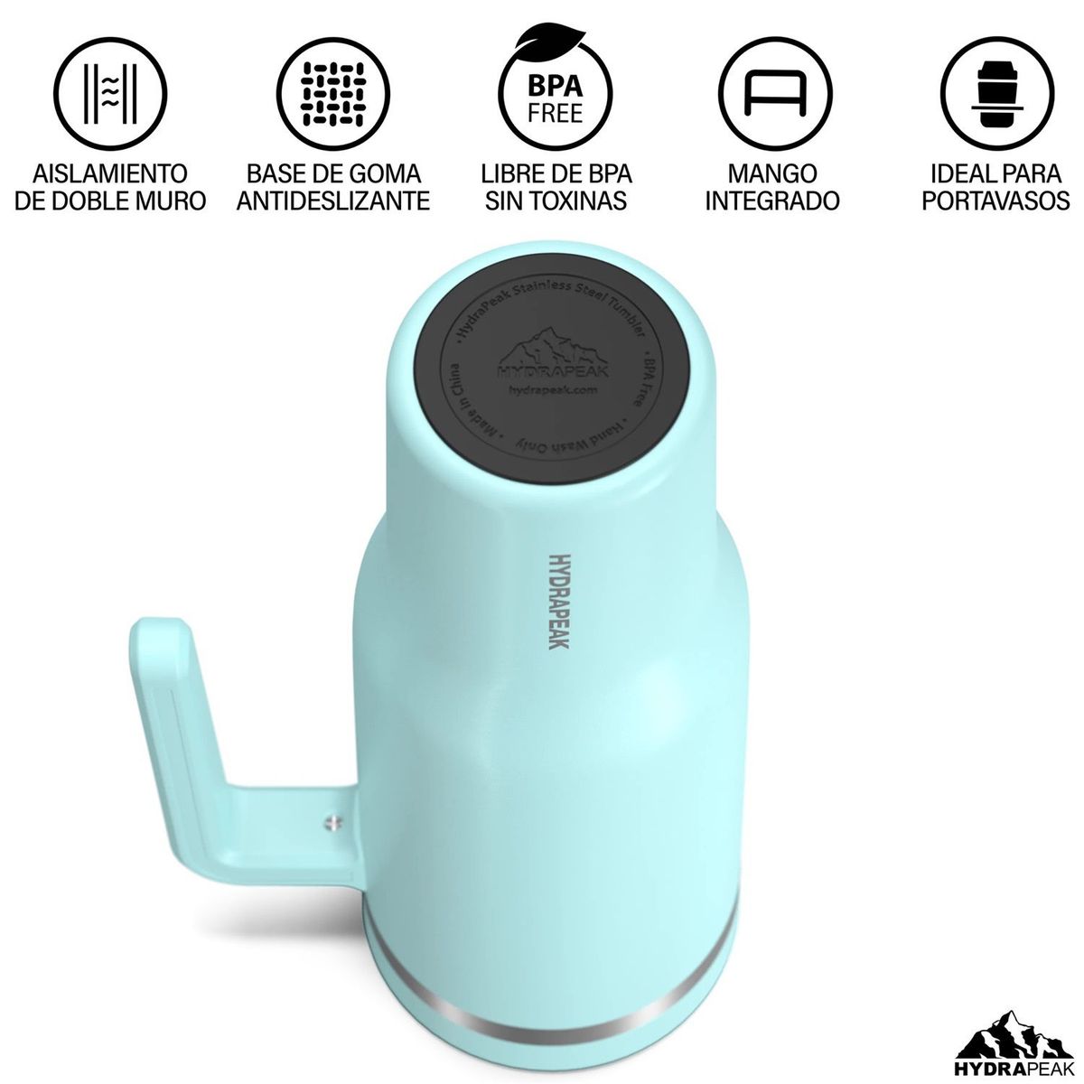 HYDRAPEAK - Vaso Térmico Hydrapeak Celeste - 1.1 L