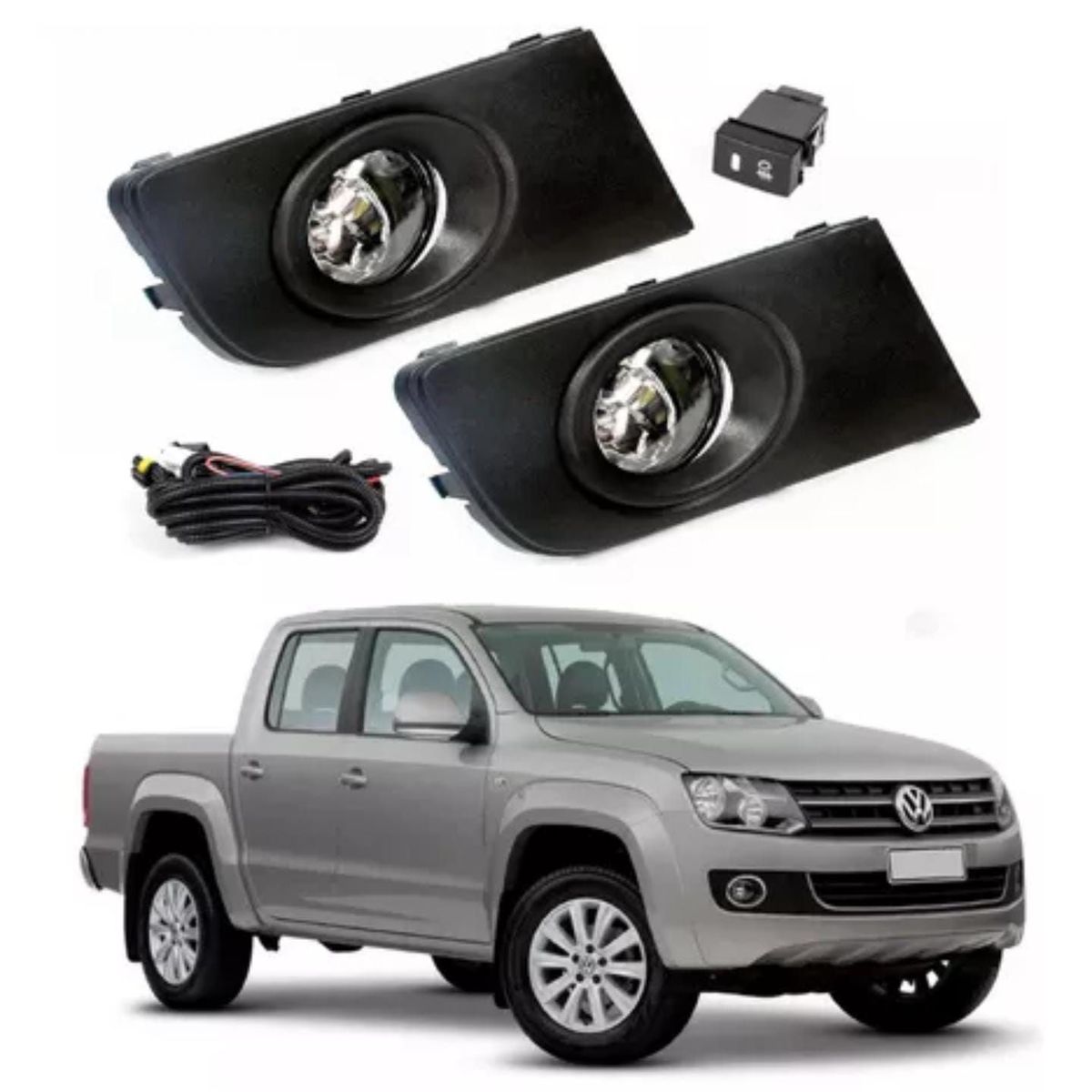 GENERICO - FAROS NEBLINEROS VOLKSWAGEN AMAROK 2010 2013 2014 2015 2017