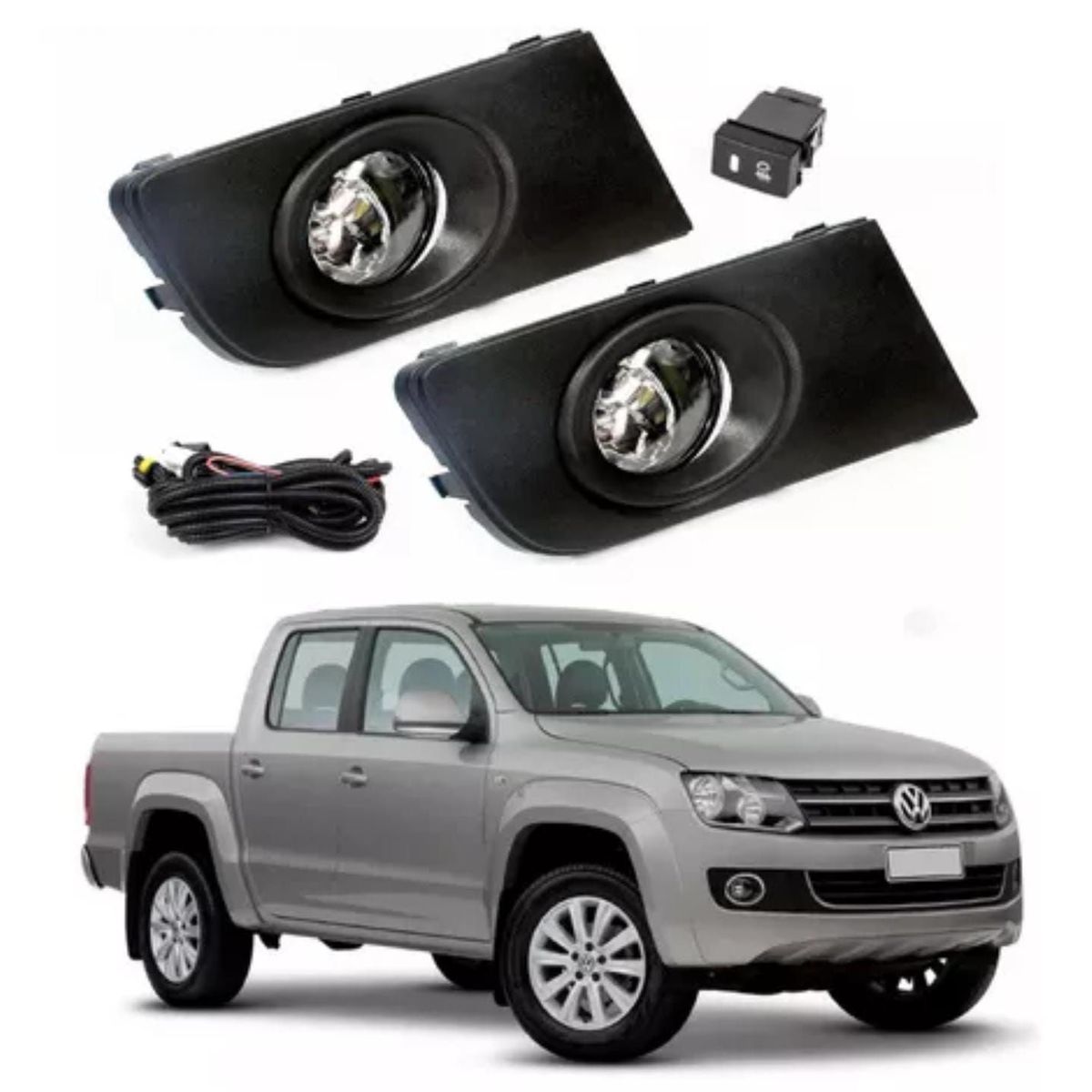 GENERICO - FAROS NEBLINEROS VOLKSWAGEN AMAROK 2010 2013 2014 2015 2017