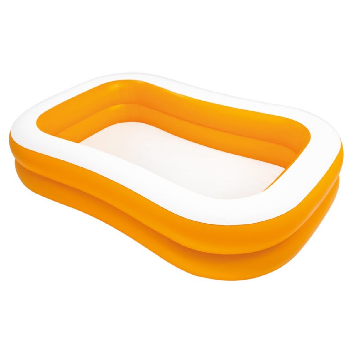 INTEX - PISCINA INFLABLE RECTANGULAR NARANJA - INTEX