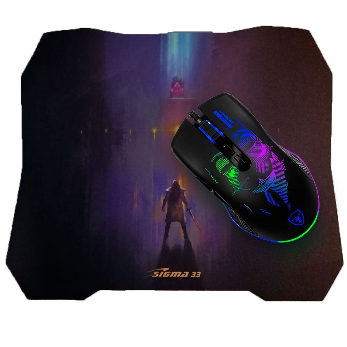 MICRONICS - KIT MOUSE ANONIMUIS - PAD MOUSE SIGMA X331 ENERGY