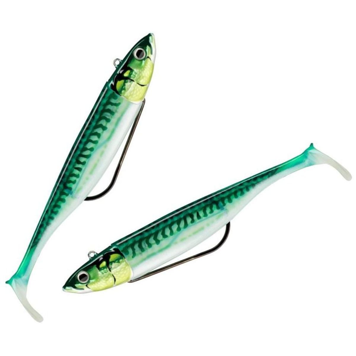 GENERICO - Señuelo De Silicona Pesca Storm Biscay Shad 2 Unidades 60 G.