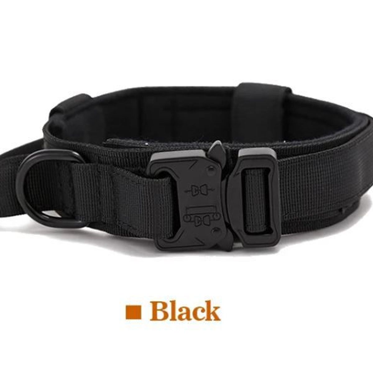 GENERICO - Collar ajustable para perro  Negro  Talla XL