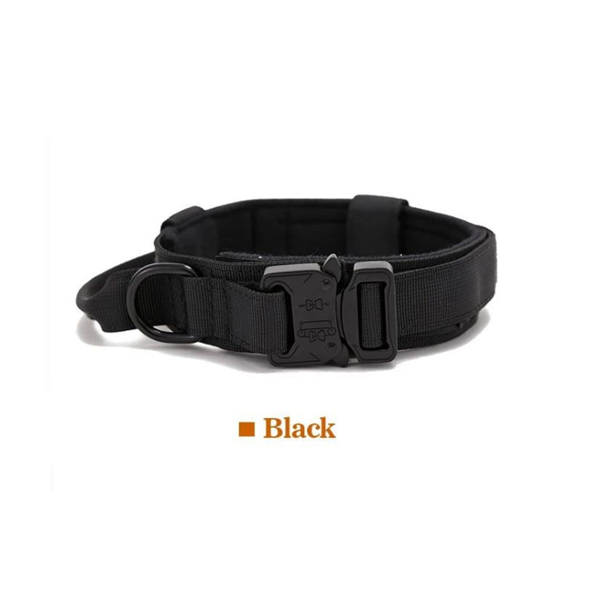 GENERICO - Collar ajustable para perro  Negro  Talla XL