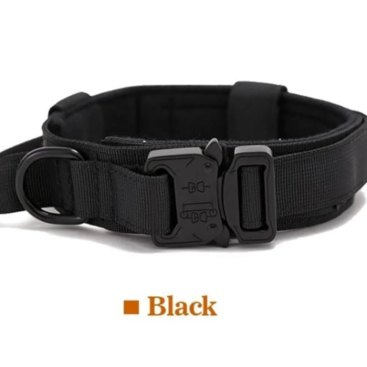GENERICO - Collar ajustable para perro  Negro  Talla M