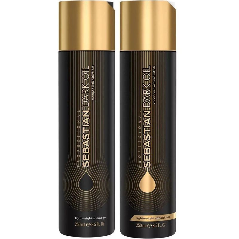 SEBASTIAN - Shampoo 250ml + Acondicionador Sebastian Dark Oil