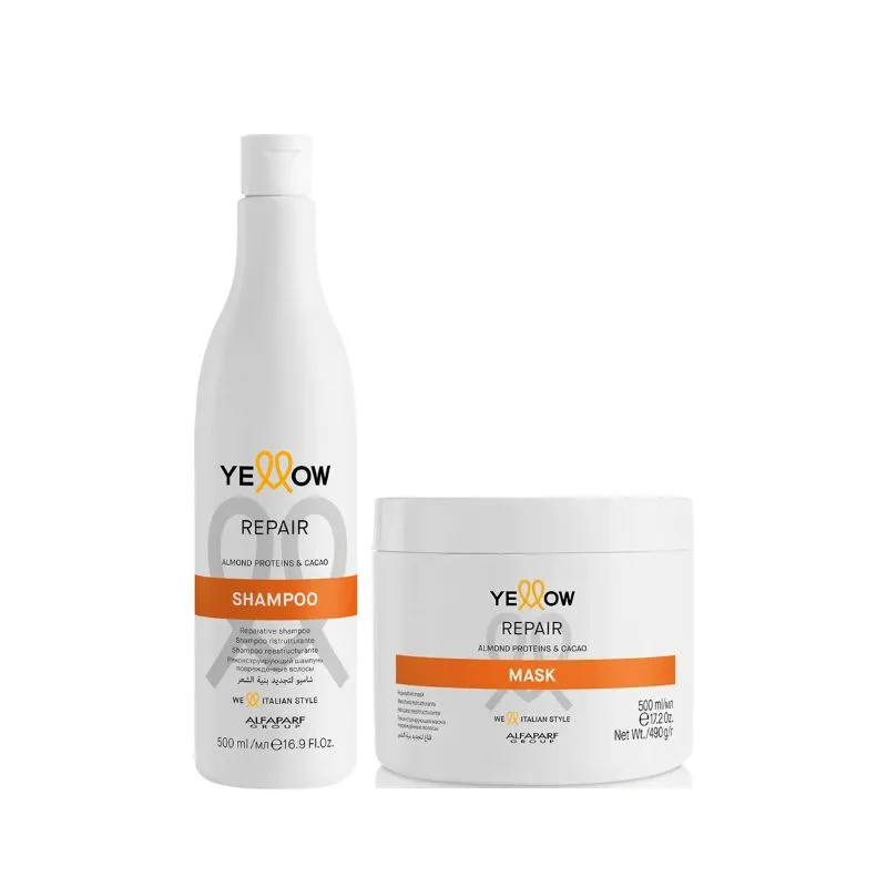 ALFAPARF MILANO - ALFAPARF  Pack Repair Shampoo 500ml  Mascarilla 500ml
