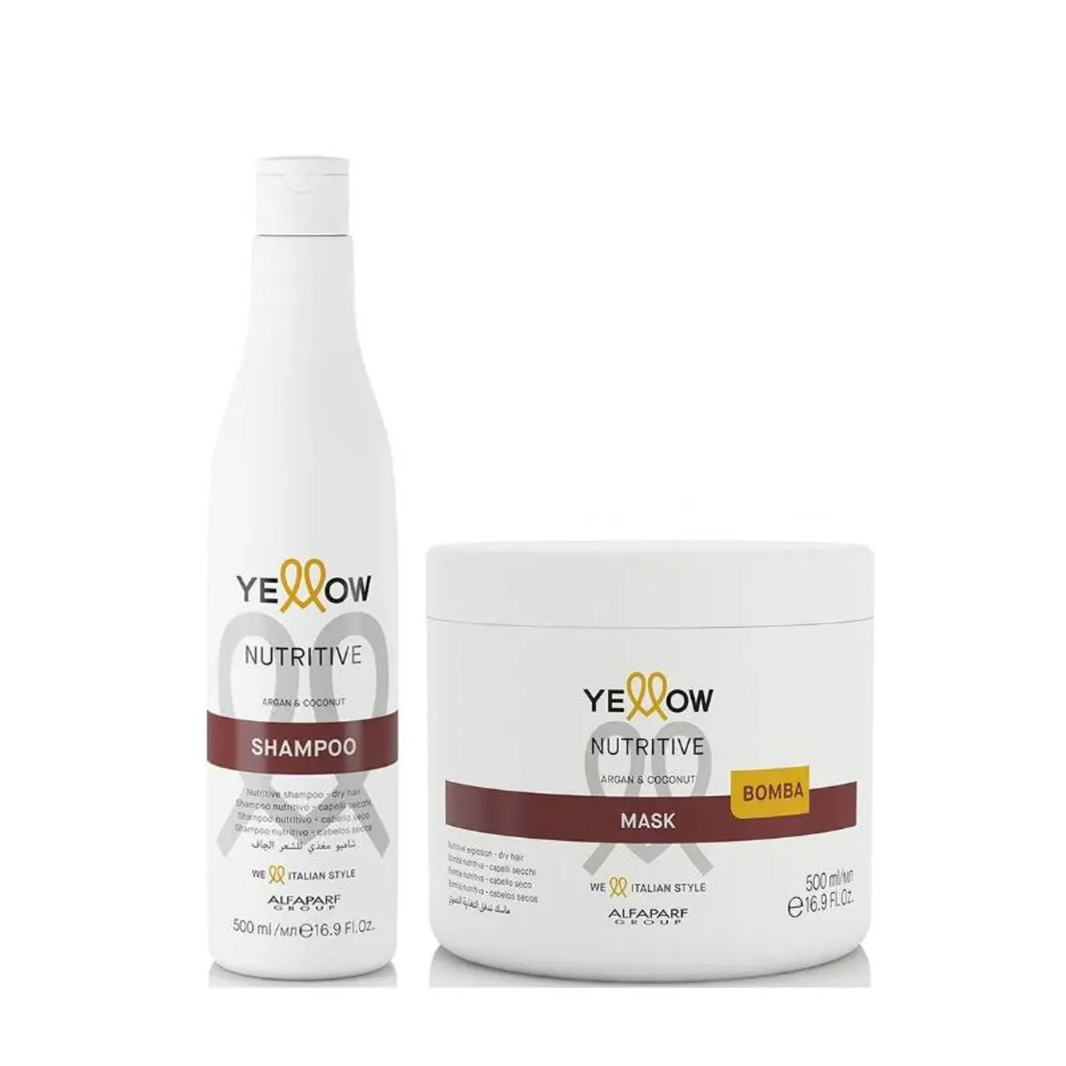 ALFAPARF MILANO - ALFAPARF  Pack Nutritive Shampoo 500ml  Mascarilla 500ml