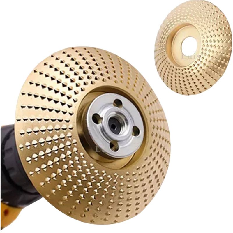 DENISASAA - Disco Desgaste De Madera Estándar Chileno 22 Lijado Esmeril-oro
