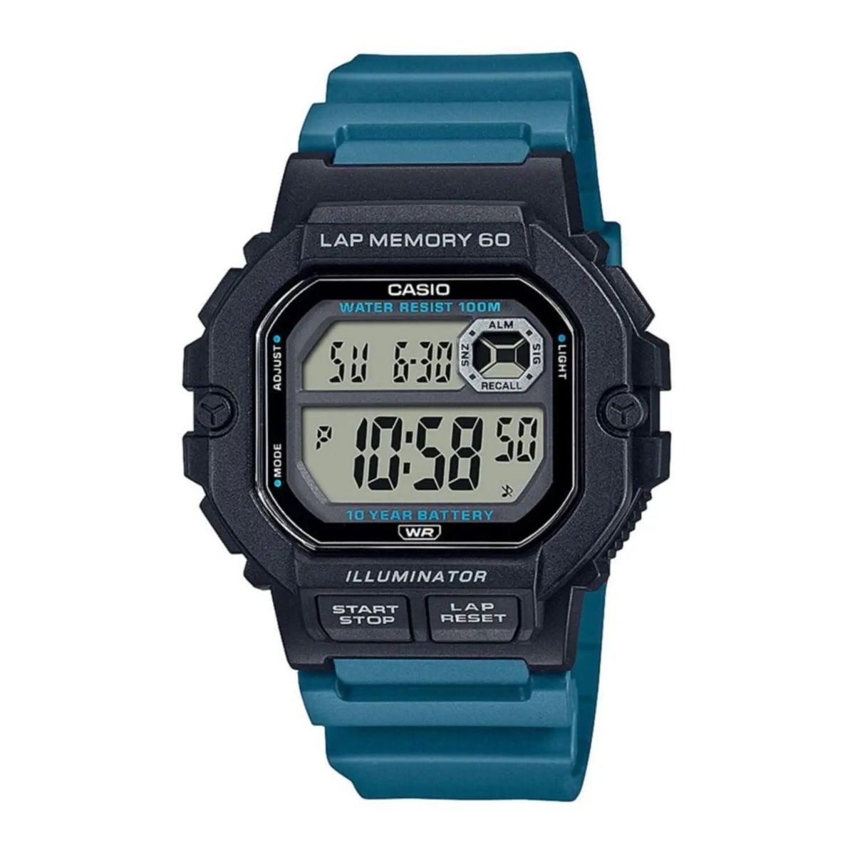 CASIO - RELOJ DIGITAL HOMBRE WS-1400H-3A CASIO