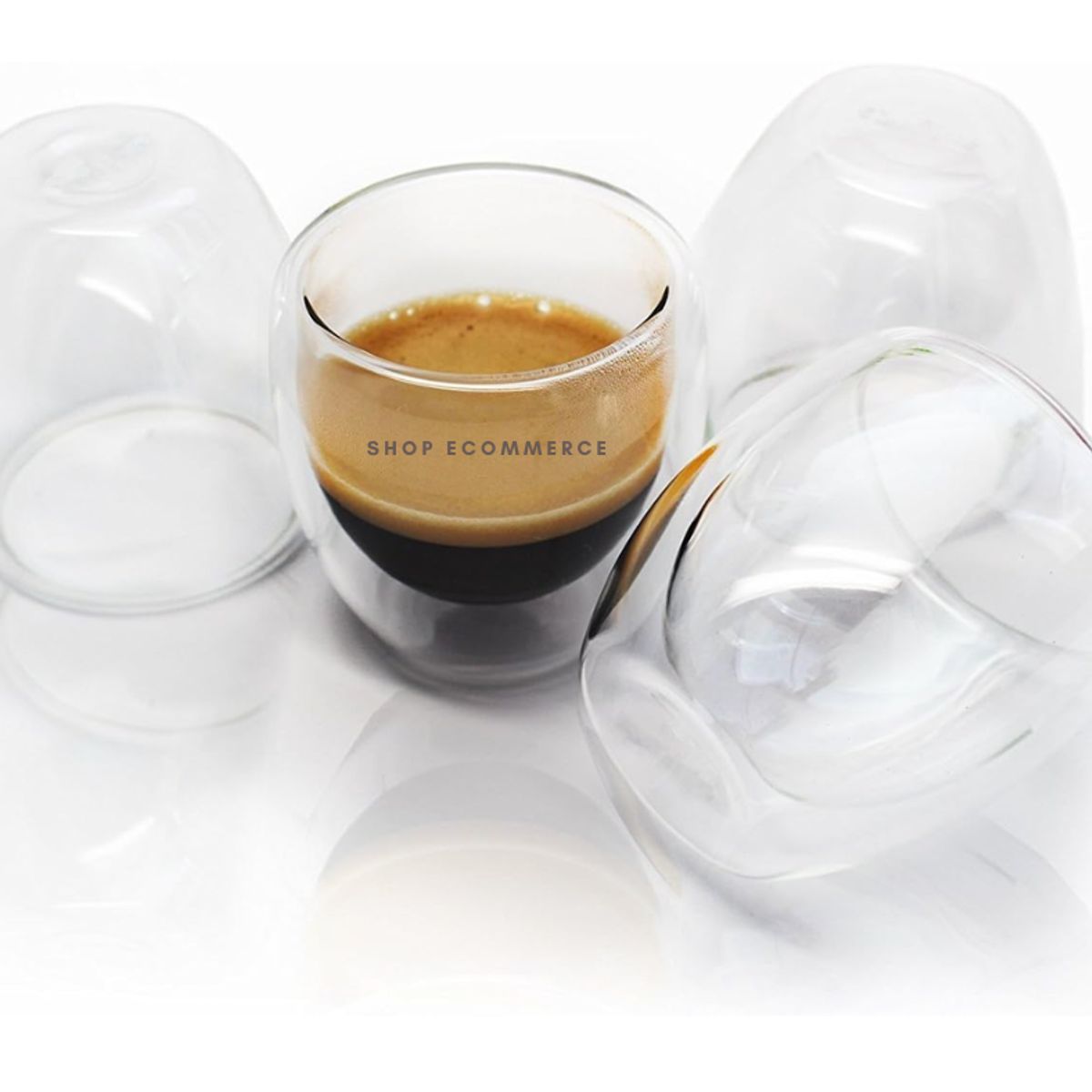 GENERICO - Vaso de doble fondo para Espresso 100 ml