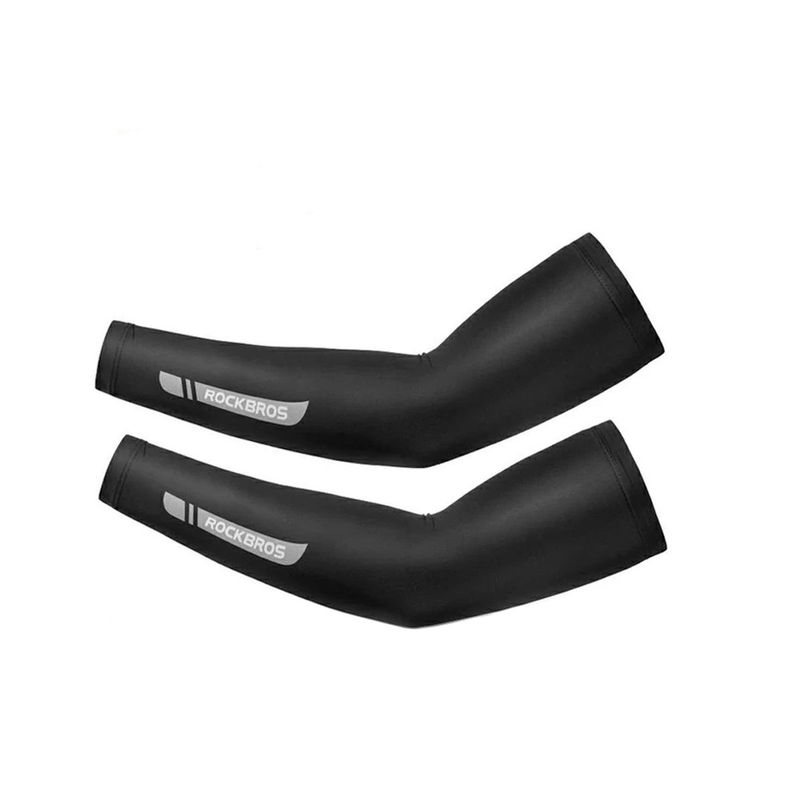 ROCKBROS - Mangas Protección Uv Ice Silk Xt016 Negro Talla L