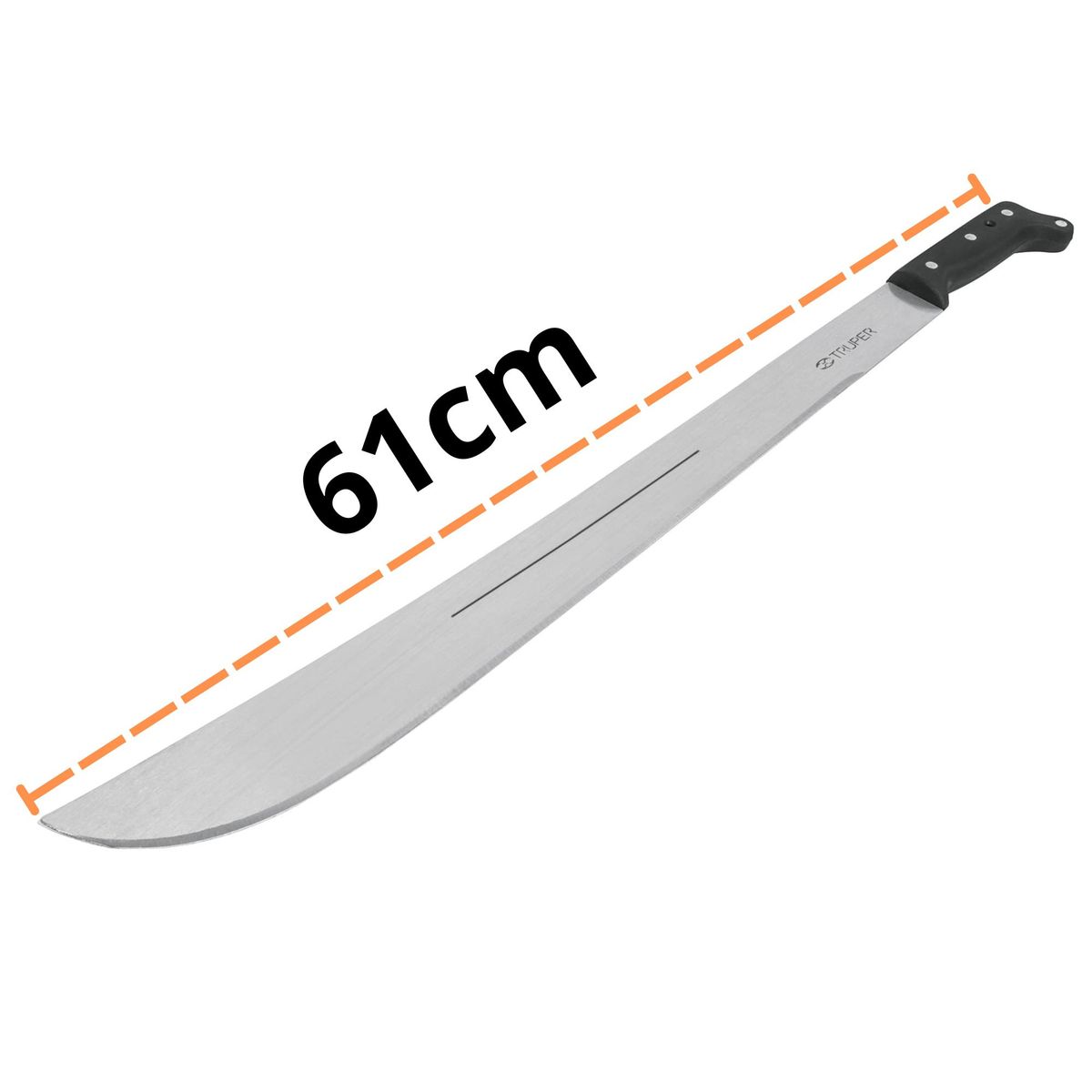 TRUPER - MACHETE 24 PULGADAS 61cm TRUPER