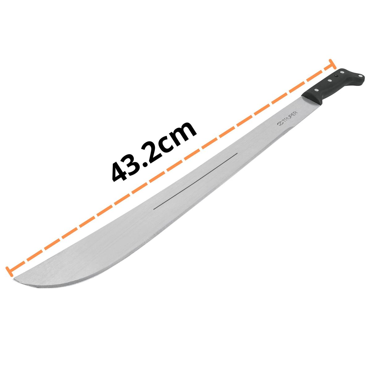 TRUPER - MACHETE 17 PULGADAS 43cm TRUPER