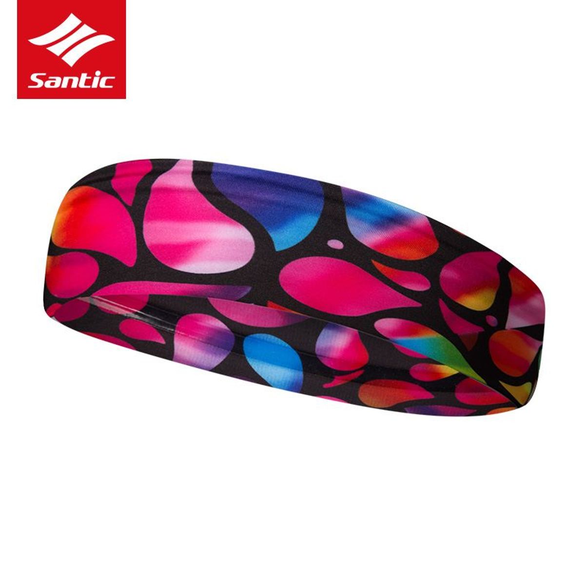 SANTIC - Banda Deportiva Santic - Vincha  Unisex diseño W8P018