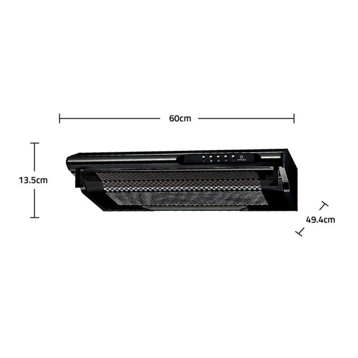 INDURAMA - Campana Extractora 60cm Indurama CEI-602NE