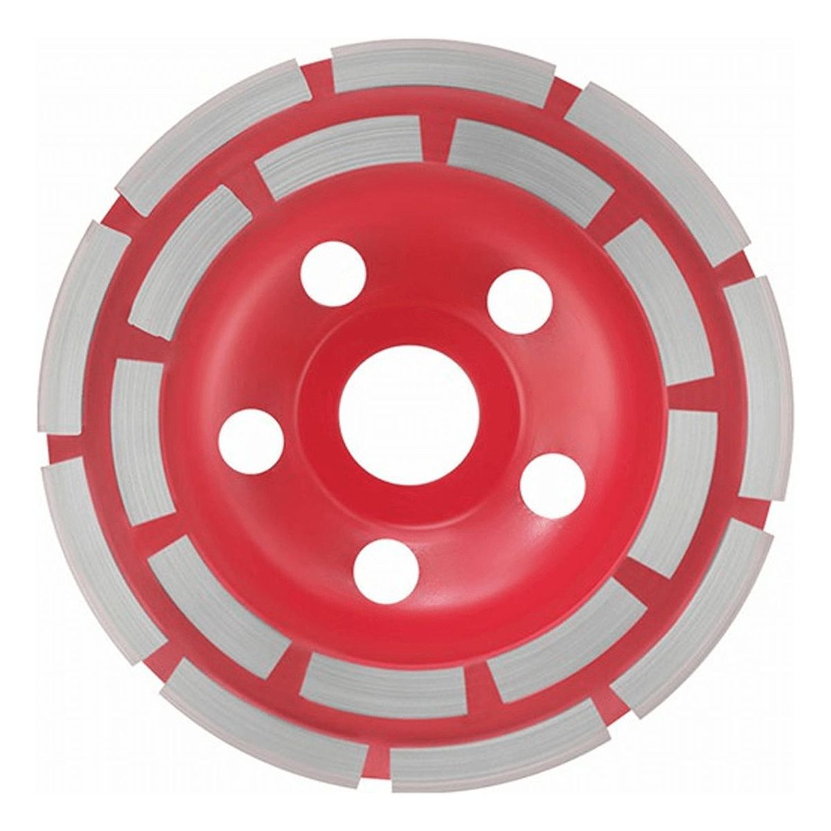 KAMASA - Copa Diamantada Doble Segmento 4.5" Rojo Kamasa KM514