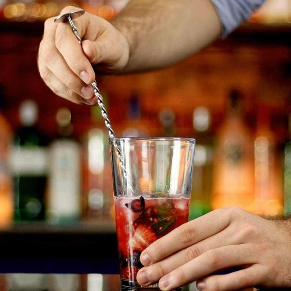 GENERICO - Cucharilla de Bar bañado en cobre.