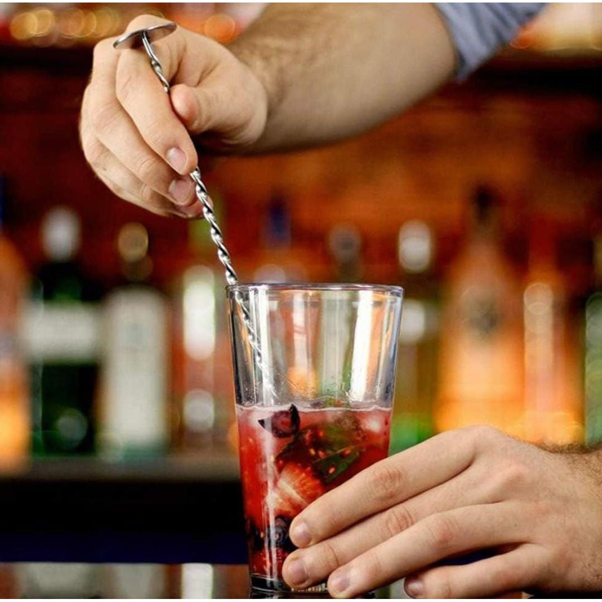 GENERICO - Cucharilla de Bar bañado en cobre.