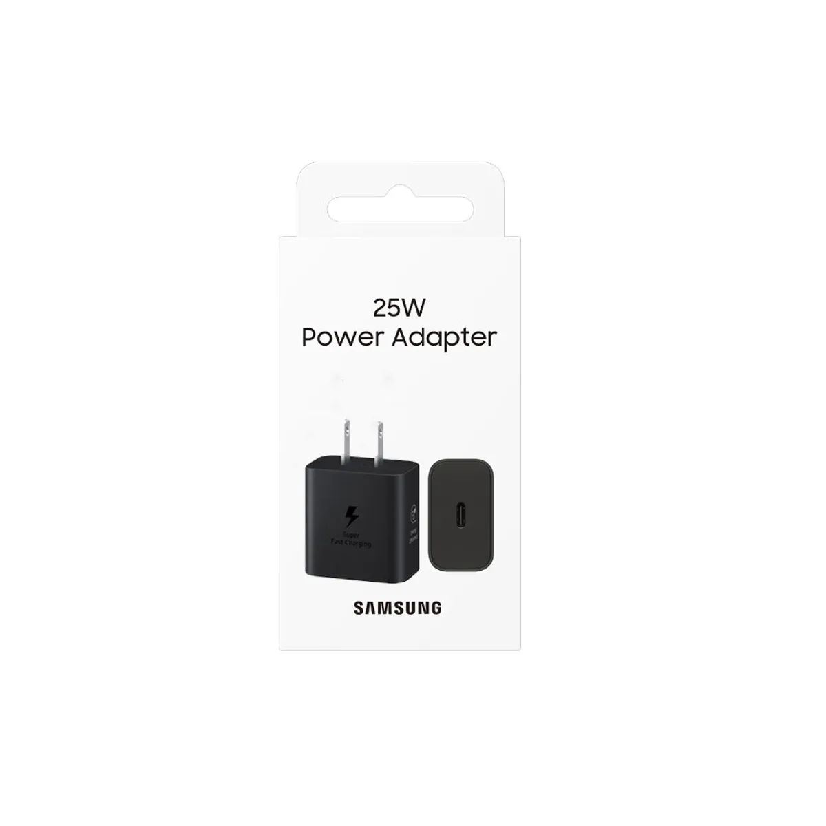 SAMSUNG - Cargador de Pared Tipo C Carga S-rápida 25W Negro