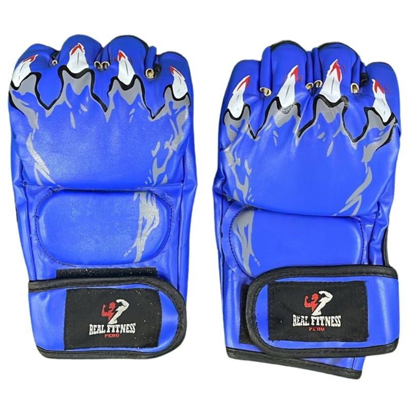REAL FITNESS PERU - Guantes modelo UFC Vale Todo Profesional color Azul
