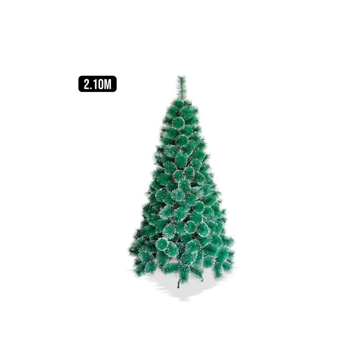 GENERICO - Árbol de Navidad Pino nevado Frondoso 2,1 M 650 ramas