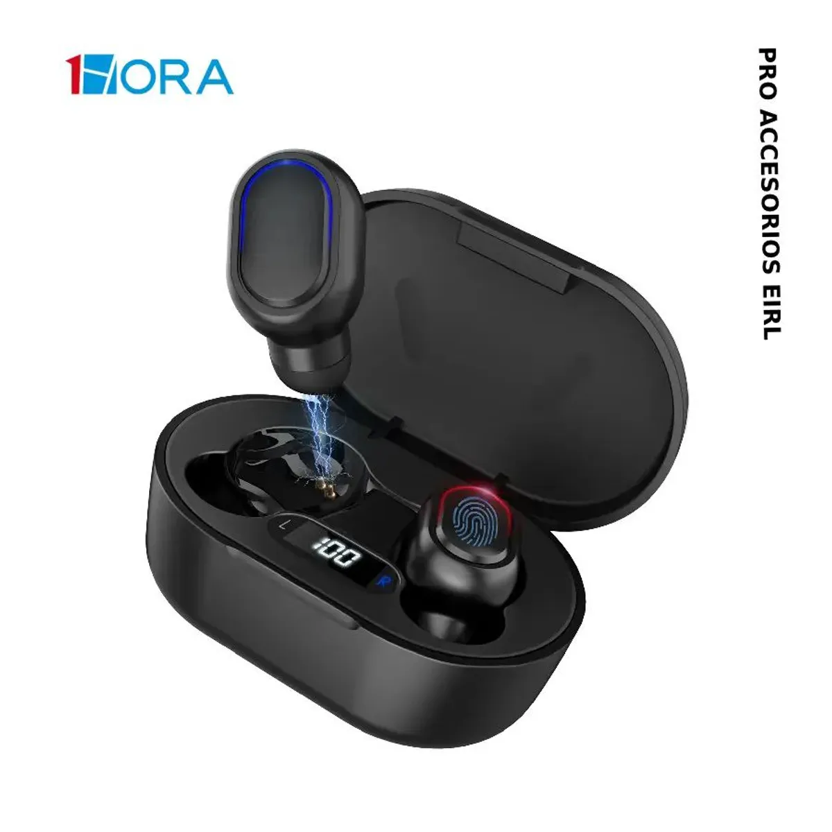 GENERICO - 1 HORA AUT114 AUDIFONOS INALAMBRICOS TWS CON INDICADOR LED