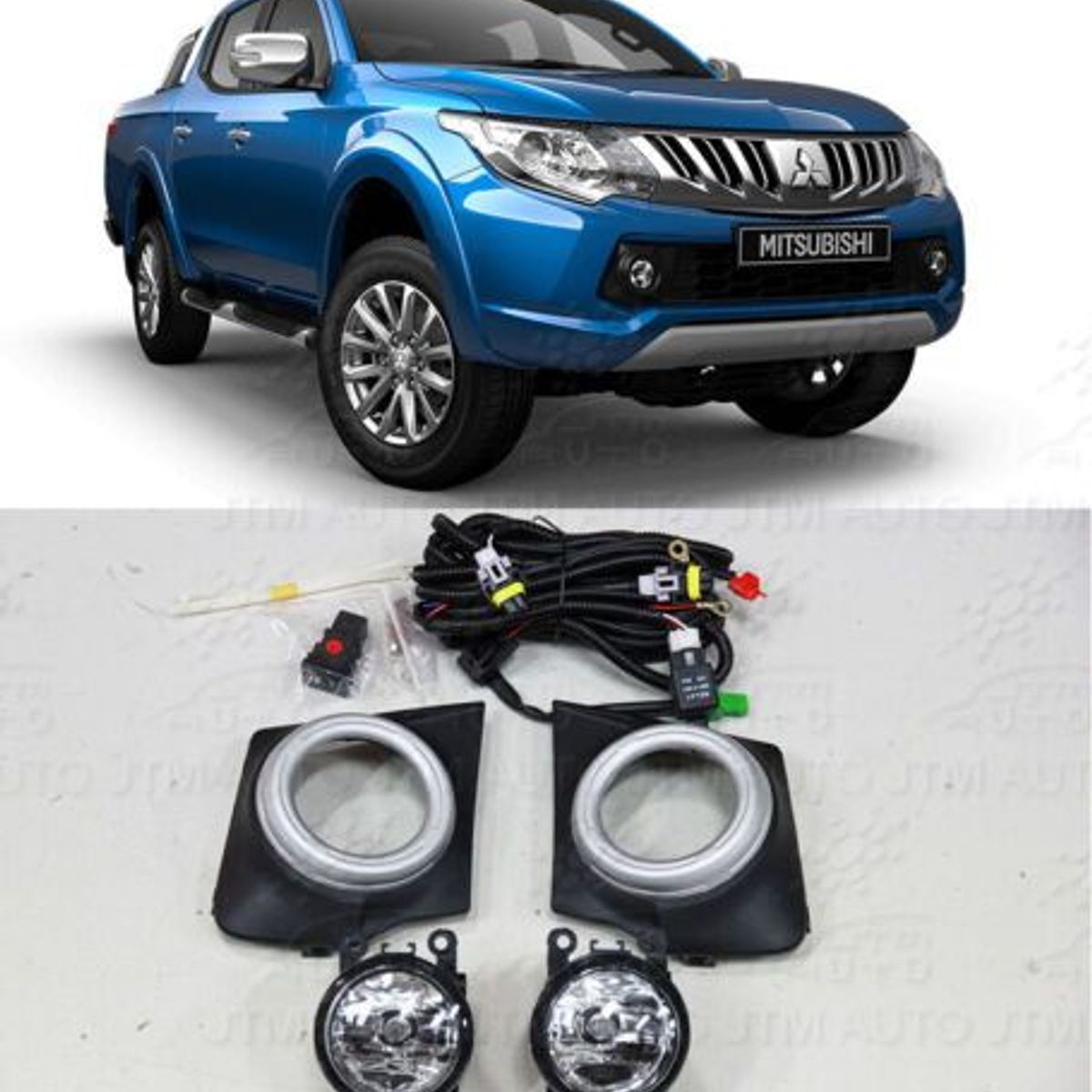 GENERICO - FAROS NEBLINEROS MITSUBISHI TRITON  L200 2015 2016 2017 2018