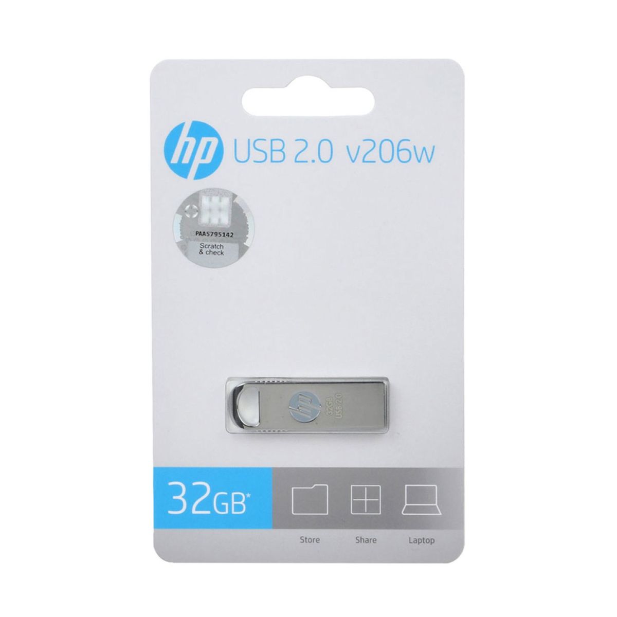 HP - Memoria USB HP 2.0 32GB V206W Metal