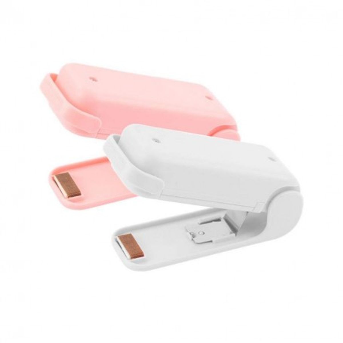 OEM - Pack 2 Mini Sellador de Bolsas Portátil Ideal para plástico PE PP PVC