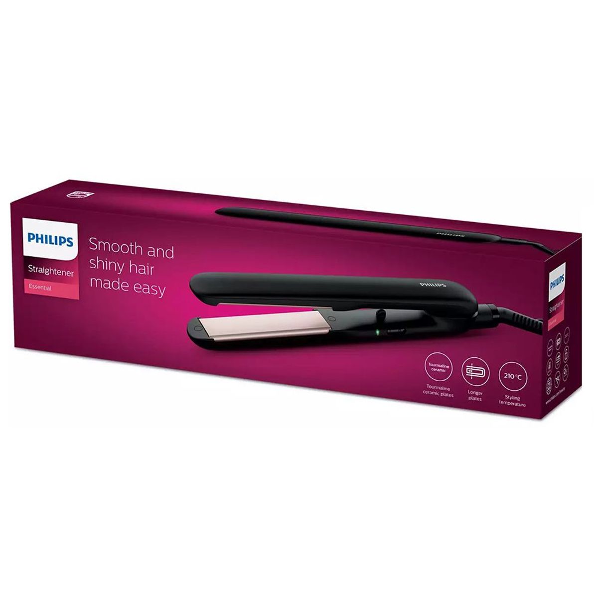 PHILIPS - Alisadora Philips de Cabello HP832100 Negro