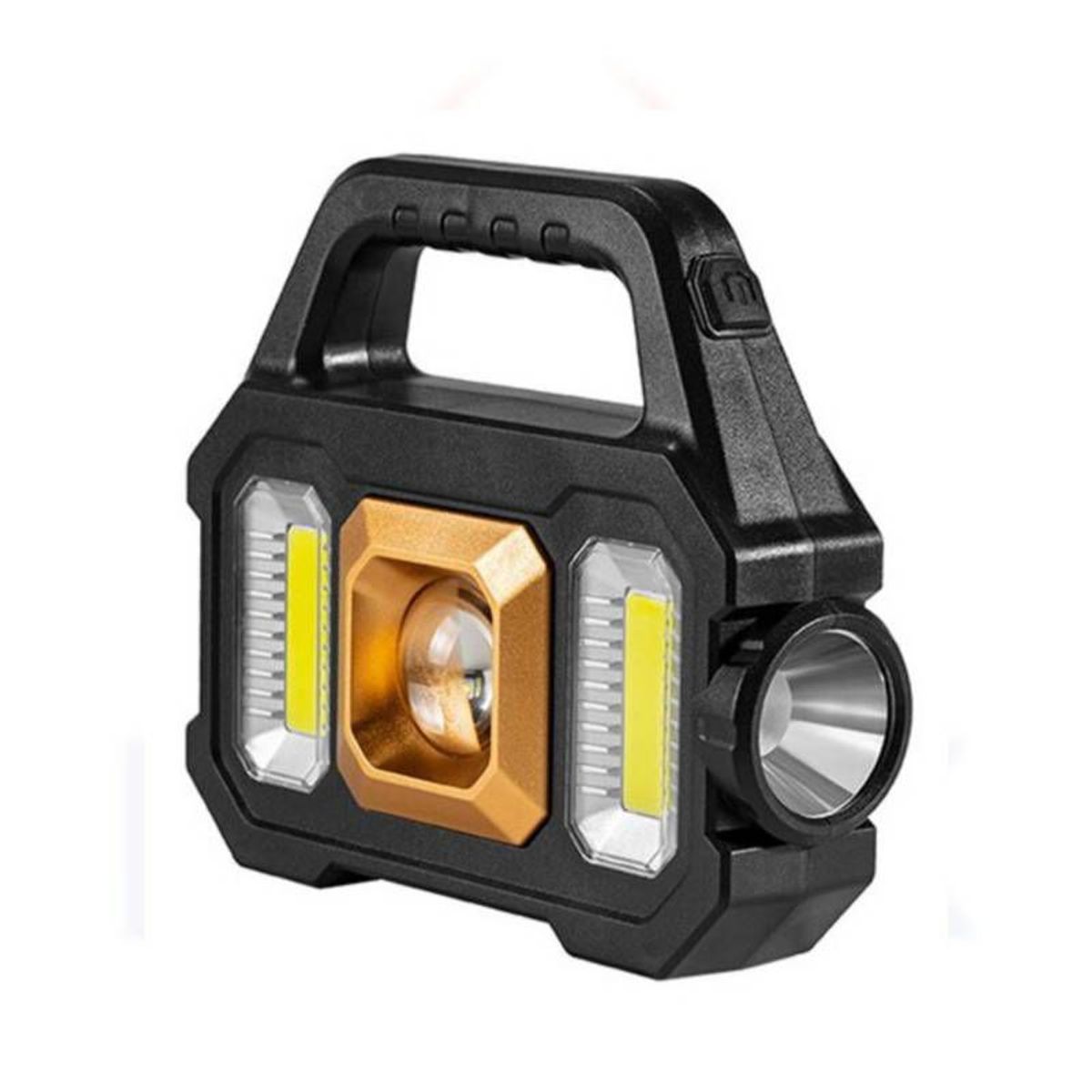 GENERICO - Lámpara Portatil Solar Recargable Multifuncional YD-2205A DORADO