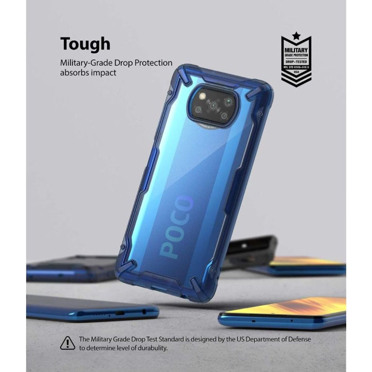 RINGKE - CASE RINGKE FUSION X PARA XIAOMI POCO X3  PRO  NFC