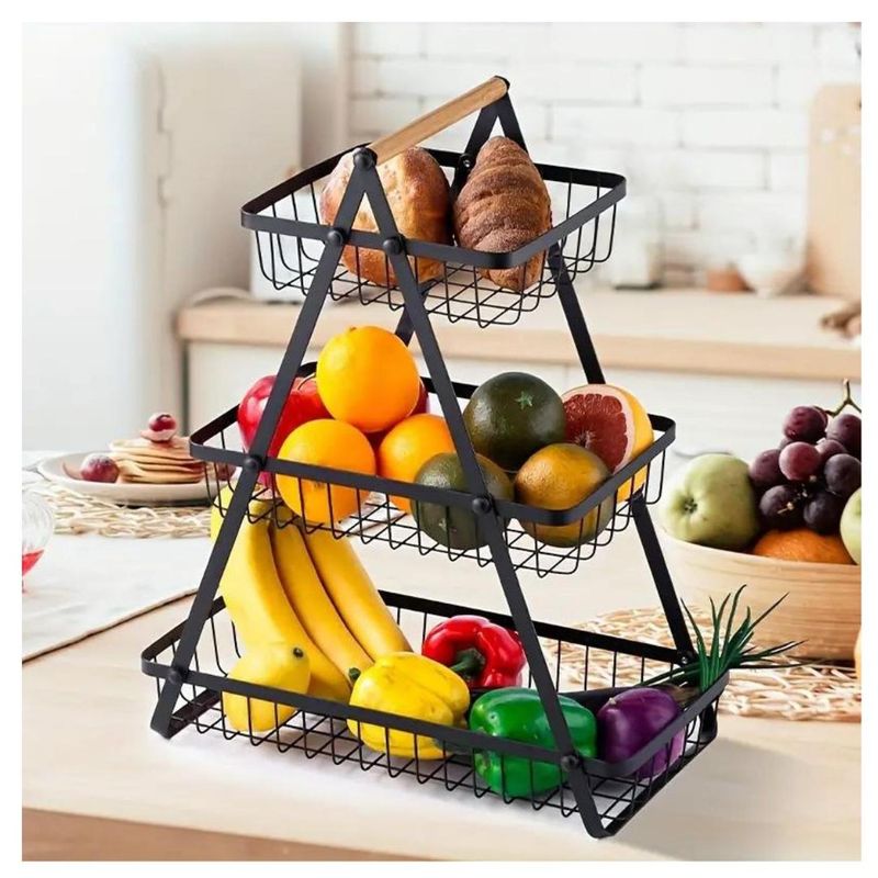 GENERICO - Organizador Frutero multiusos de 3 niveles