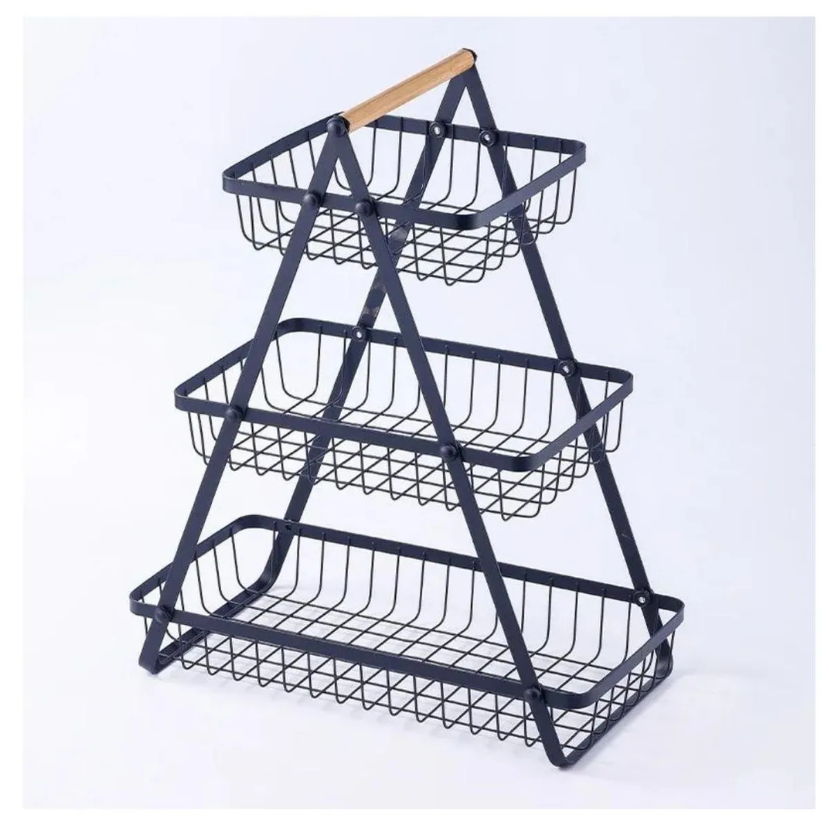 GENERICO - Organizador de Frutas Frutero multiusos de 3 niveles