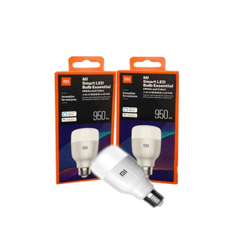XIAOMI - Foco Xiaomi Mi Smart Led Bulb Essential Alexa Google x2