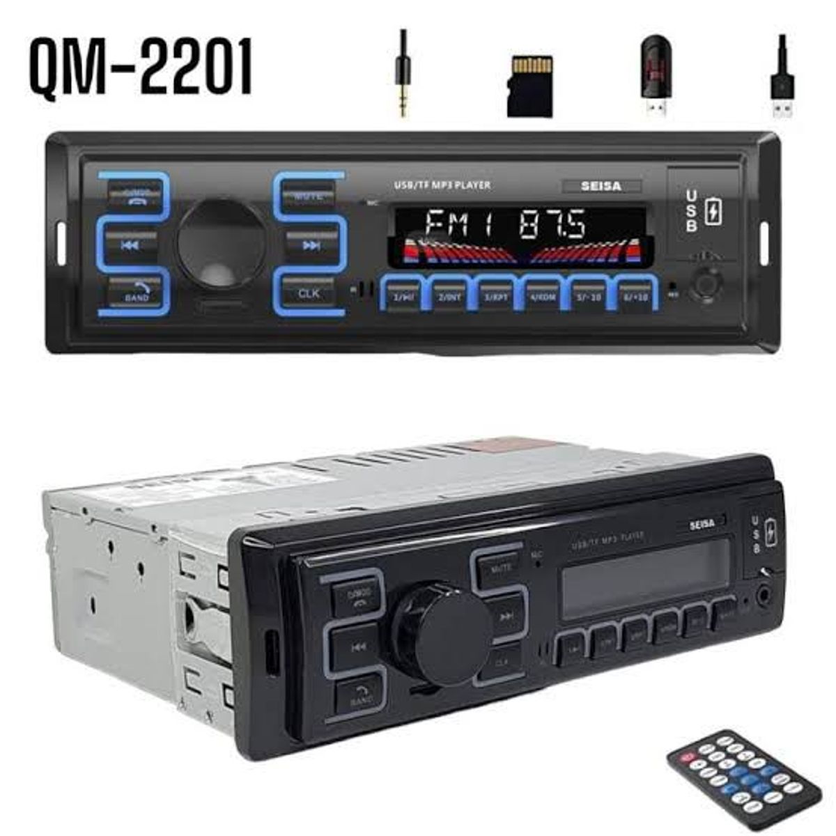OEM - Stereo Autoradio para Autos con Pantalla Digital LCD Bluetooth