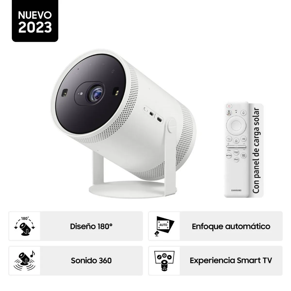 SAMSUNG - Proyector Samsung The Freestyle 2da Gen Full HD SP-LFF3CLAXXPE